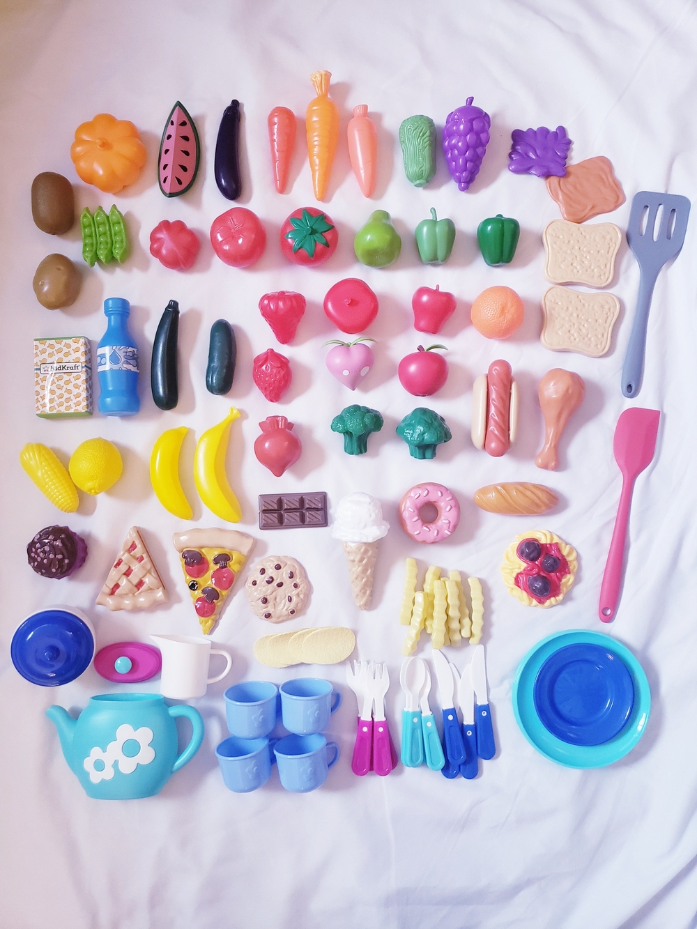 Assorted Kids Play Food Sets Includes Kidkraft & Vintage Fisher-Price